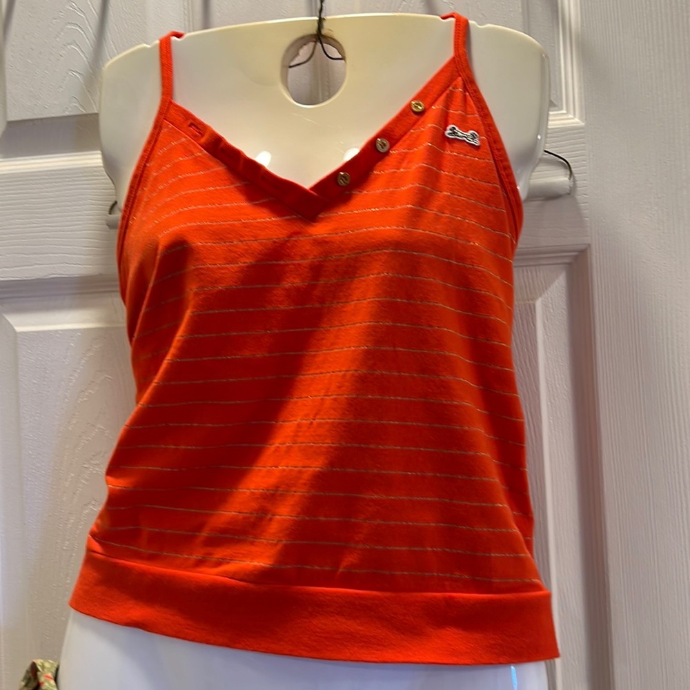 NWOT Orange Le Tigre Halter Top